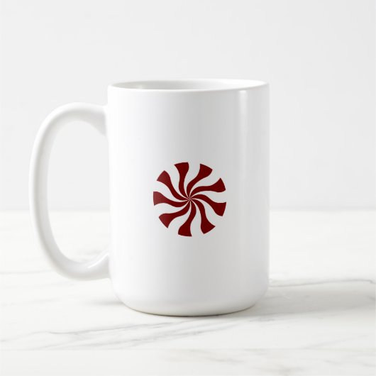 Minimal Fun Peppermint Candy Swirl Hot Chocolate  Kaffeetasse (Links)