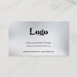 Minimal Fundraising Business Card Visitenkarte