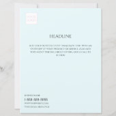 Minimal für das Logo "Pale Blue Business Marketing (Rückseite)