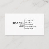 Minimal für das ursprüngliche Logo Visitenkarte (Rückseite)