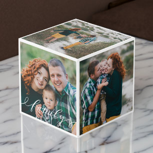 Minimal für Familienskripte & Elegante 5 FotoColla Würfel