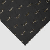 Minimal für Schwarzweiß und Gold benutzerdefiniert Seidenpapier (Ausschnitt)