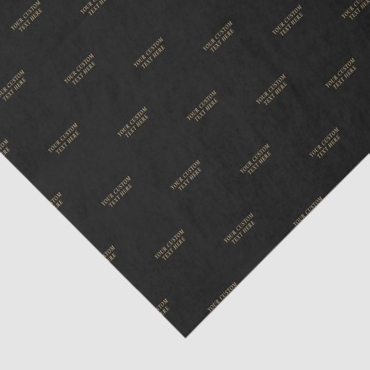 Minimal für Schwarzweiß und Gold benutzerdefiniert Seidenpapier (Ausschnitt)