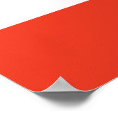 Minimal für Trump und US-Flagge 2024 Poster (Ecke)