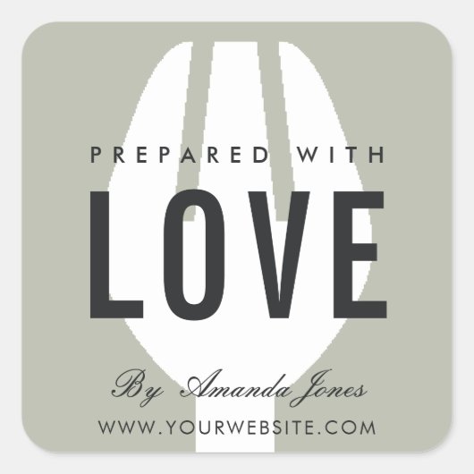 MINIMAL GARTENGRILL KOCH COOKING VORBEREITET MIT L QUADRATISCHER AUFKLEBER (Vorderseite)