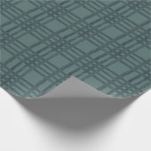 Minimal gemaltes Karo Geschenkpapier (Ecke)