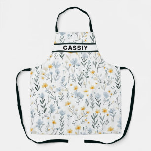 Minimal Gentle Colorful Garden Wildblumen Kinderzi Schürze