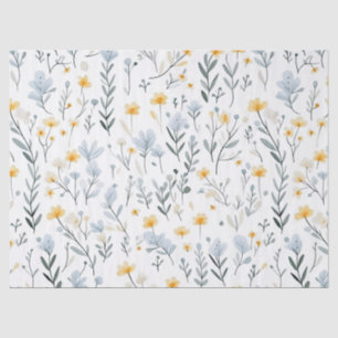 Minimal Gentle Colorful Garden Wildblumen Kinderzi Seidenpapier