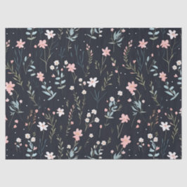 Minimal Gentle Colorful Garden Wildblumen Kinderzi Seidenpapier