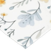 Minimal Gentle Colorful Garden Wildblumen Kinderzi Tischdecke (Schrägansicht)