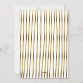 Minimal geometrische Weihnachtsbaumkarte Feiertagskarte (Rückseite)