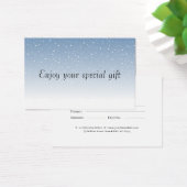 Minimal Gift Certificate Card for Small Businesses (Schreibtisch)