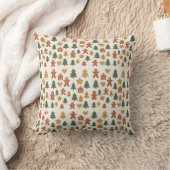 Minimal Gingerbread Pattern Kissen (Decke)
