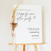 Minimal glücklich je nach Party Elopement Willkomm
