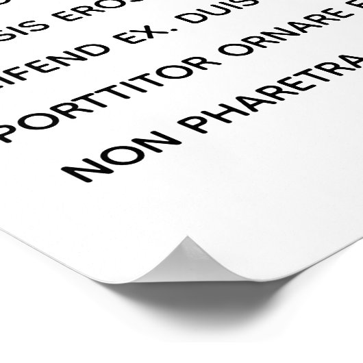 Minimal Gold Handwriting Einfache Event-Getränke Poster (Ecke)