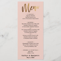 Minimal Gold Handwriting Einfache Typografie Blush