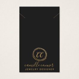 Minimal Gold Monogram Schmuck Designer Necklace