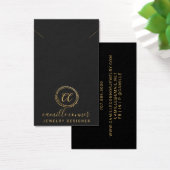 Minimal Gold Monogram Schmuck Designer Necklace (Schreibtisch)