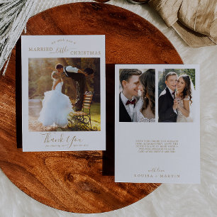 Minimal Gold Verheiratet kleine Weihnachten 3 Pic 