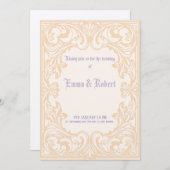 Minimal gotische Hochzeit Einladung (Vorne/Hinten)