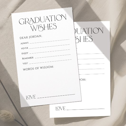 Minimal Graceful Elegance Graduate Beratung & Wüns