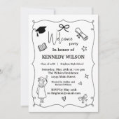 Minimal Graduation Invitation | Class of 2026  Einladung (Vorderseite)