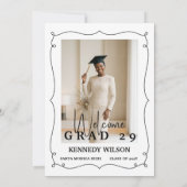 Minimal Graduation Invitation | Class of 2026  Einladung (Rückseite)