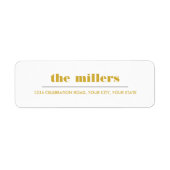 Minimal grafisch | Senfgelber Hipster (Vorne)