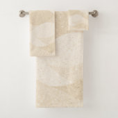 Minimal Grain Texture ,Soft, Neutral pattern Badhandtuch Set (Insitu)