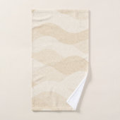 Minimal Grain Texture ,Soft, Neutral pattern Badhandtuch Set (Handtuch)