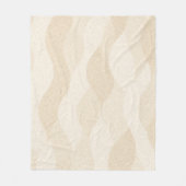 Minimal Grain Texture ,Soft, Neutral pattern Fleecedecke (Vorderseite)