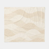 Minimal Grain Texture ,Soft, Neutral pattern Fleecedecke (Vorderseite (Horizontal))