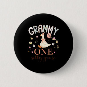 Minimal Grammy One Silly Goose 1st Button