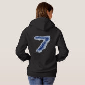 Minimal Graphic Pullover Hoodie – Premium Casual (Schwarz voll)