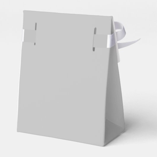 Minimal grau am Abend vor der Probe Abendessen Geschenkschachtel (Rückseite)