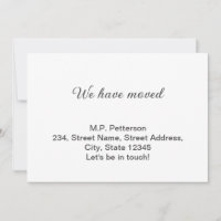 Minimal grau haben wir hinzugefügt Namen Adresse T