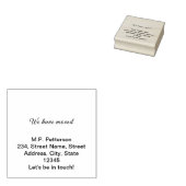 Minimal grau haben wir hinzugefügt Namen Adresse T Gummistempel (Stempel)