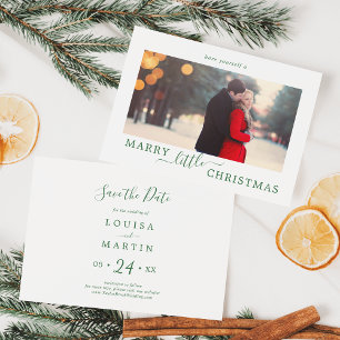 Minimal Green Marry Kleine Weihnachten Save the Da