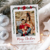 Minimal Greenery Garland Frohe Weihnachten 1 Foto