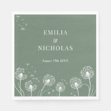 Minimal Greenery Wildblume Hochzeit