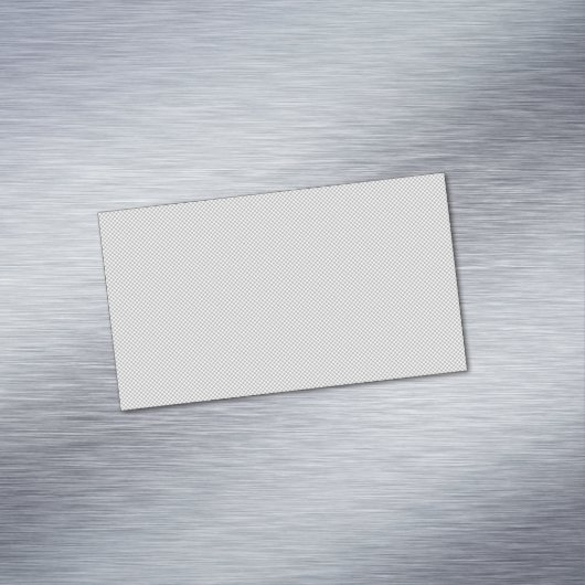 Minimal Grey Polka Dot Pattern  Magnetische Visitenkarte (Beispiel)