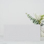 Minimal Grey Polka Dot Pattern Menükarte (Stehend Vorderseite)