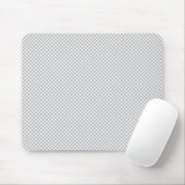 Minimal Grey Polka Dot Pattern  Mousepad (Mit Mouse)