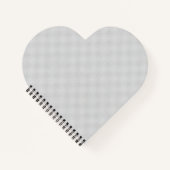 Minimal Grey Polka Dot Pattern Notizblock (Vorderseite)
