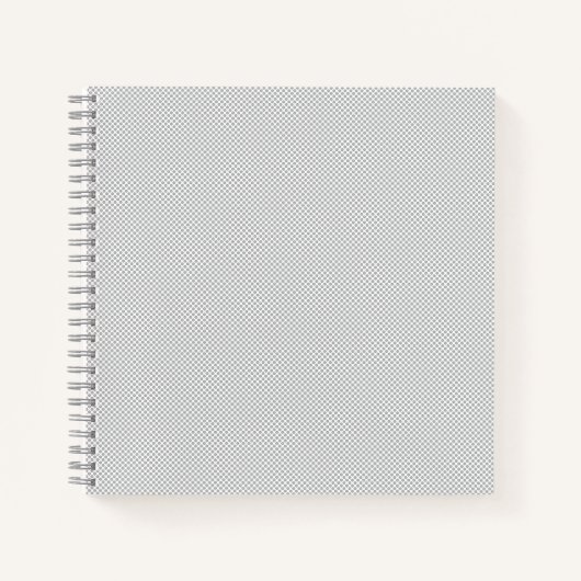 Minimal Grey Polka Dot Pattern Notizblock (Vorderseite)