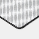 Minimal Grey Polka Dot Pattern  Schreibtischunterlage (Ecke)