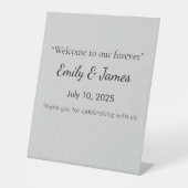 Minimal Grey Polka Dot Pattern  Sockelschild (Vorderseite)