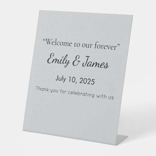 Minimal Grey Polka Dot Pattern  Sockelschild (Vorderseite)