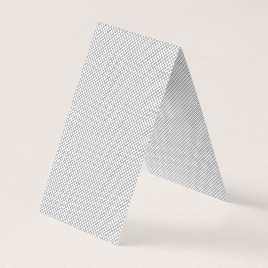 Minimal Grey Polka Dot Pattern  Visitenkarten (Vorderseite)