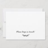 Minimal haben wir neue Zuhause Moving Ankündigung  (Rückseite)